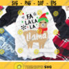 Christmas Svg Fa La La Llama Svg Kids Holiday Cut Files Funny Llama Svg Dxf Eps Png Xmas Alpaca Svg Winter Clip Art Silhouette Cricut Design 2844 .jpg