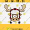 Christmas Svg File Christmas Moose with Plaid Bomber Hat Svg Boys Christmas Svg Moose Svg Bomber Hat Svg Plaid ChristmasDesign 849