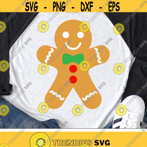 Christmas Svg Gingerbread Man Svg Gingerbread Svg Dxf Eps Png Kids Cut Files Holiday Cookies Clipart Winter Svg Silhouette Cricut Design 3068 .jpg
