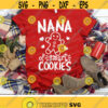 Christmas Svg Nana of Smart Cookies Svg Grandmother Cut Files Funny Gingerbread Svg Dxf Eps Png Grandma Shirt Design Silhouette Cricut Design 2588 .jpg