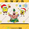 Christmas Svg SpongeBob Svg Patrick Svg Svg For Cricut Cartoon Svg Christmas Png Clipa Art Christmas SpongeBob Svg Design 446
