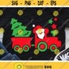Christmas Train Svg Santa Svg Christmas Tree Svg Dxf Eps Png Funny Christmas Cut Files Kids Shirt Design Holiday Svg Silhouette Cricut Design 711 .jpg