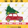 Christmas Tree Car SVG Christmas truck SVG Christmas SVG Tree svg Cricut Cut File Clip art Silhouette Vector Design 1042