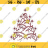 Christmas Tree Horse Design Monogram Machine Embroidery INSTANT DOWNLOAD pes dst Design 136