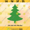 Christmas Tree SVG File Christmas Tree Cut File Christmas Tree Silhouette svg Christmas Tree svg dxf png jpg cut files Design 115
