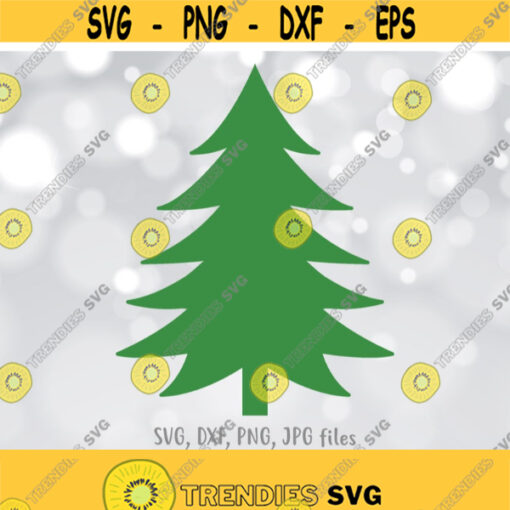 Christmas Tree SVG File Christmas Tree Cut File Christmas Tree Silhouette svg Christmas Tree svg dxf png jpg cut files Design 1215