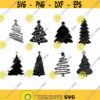Christmas Tree Svg Christmas SVG Christmas tree Silhouette Tree Christmas Svg Christmas SVG Files for Cricut Christmas svg svg files