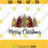 Christmas Tree Svg Merry Christmas SVG Christmas SVG Leopard Tree Plaid Tree Christmas svg for CriCut Files Silhouette jpg png dxf Design 524