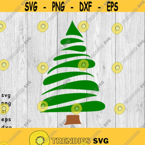 Christmas Tree Swirl 3 svg png ai eps dxf files for Auto Decals Vinyl Decals Printing T shirts CNC Cricut other cut files Design 51