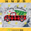 Christmas Tree Truck Svg Merry Christmas Svg Buffalo Plaid Vintage Truck Svg Dxf Eps Png Christmas Tree Cut Files Silhouette Cricut Design 1338 .jpg