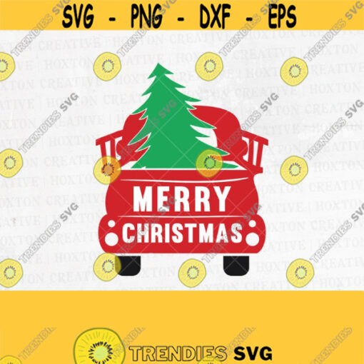 Christmas Truck Svg Christmas Svg Christmas Truck Back Svg Christmas Tree Svg Merry Christmas Svg Cutting FileDesign 390
