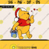 Christmas Winnie The Pooh Svg Winter Svg Christmas Svg Cricut Svg Criicut Svg File Party Svg Design 502