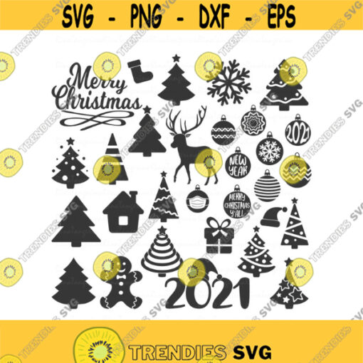 Christmas bundle svg christmas ornament svg christmas tree svg png dxf Cutting files Cricut Funny Cute svg designs print for t shirt Design 957