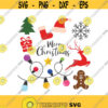 Christmas bundle svg christmas svg new year svg merry christmas svg png dxf Cutting files Cricut Funny Cute svg designs print for t shirt Design 278