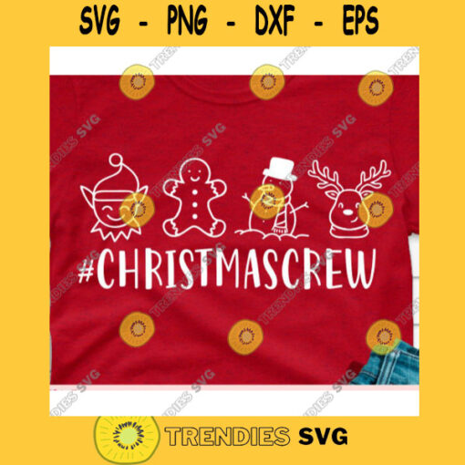 Christmas crew svgKids christmas shirt svgChristmas Quarantine 2020 svgSnowflakes svgMerry Christmas svgChristmas cut file svg