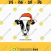 Christmas heifer owsvg heifer cow svg christmas SVG Cutting File CriCut Files svg jpg png dxf Silhouette Design 694