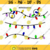 Christmas light bundle. Christmas light SVG. Christmas light Digital File. Light Cricut. Light svg. Clipart. Silhouette. Vector. PNG. EPS.