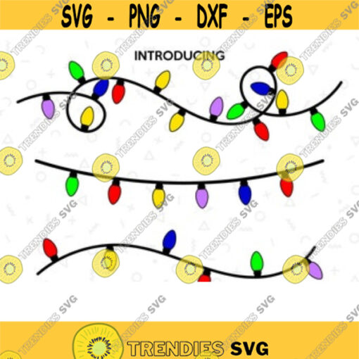Christmas light bundle. Christmas light SVG. Christmas light Digital File. Light Cricut. Light svg. Clipart. Silhouette. Vector. PNG. EPS.