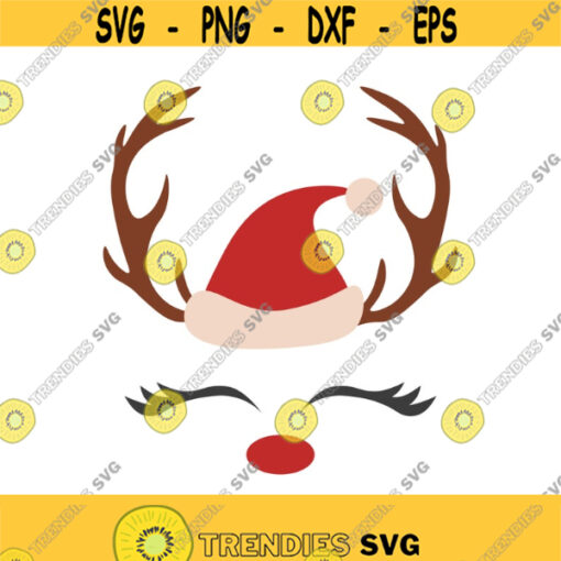 Christmas reindeer svg deer svg christmas svg png dxf Cutting files Cricut Funny Cute svg designs print for t shirt Design 652