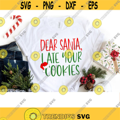 Christmas svg Christmas Shirt Svg Santa SVG dear santa SVG Christmas CLIPART Christmas Svg Files for Cricut santa hat svg