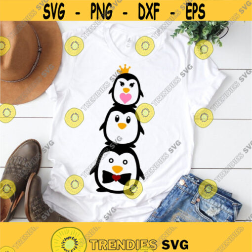 Christmas svg Penguin svg Winter svg svg for girl svg Kids svg Santa svg 1st Christmas svg Shirt iron on SVG DXf eps png pdf Design 230