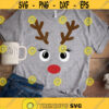 Christmas svg Reindeer svg Reindeer Girl svg dxf Deer svg Girl svg Cute Clipart Cut file Cricut Silhouette Shirt Craft Download Design 136.jpg