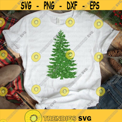 Christmas tree svg Christmas svg Pine tree svg Grunge svg dxf eps Distressed svg Shirt Cut file Clip art Cricut Silhouette Craft Design 134.jpg