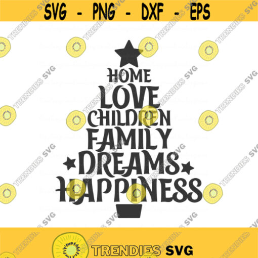 Christmas tree svg christmas svg family svg home svg png dxf Cutting files Cricut Funny Cute svg designs print for t shirt quote svg Design 919