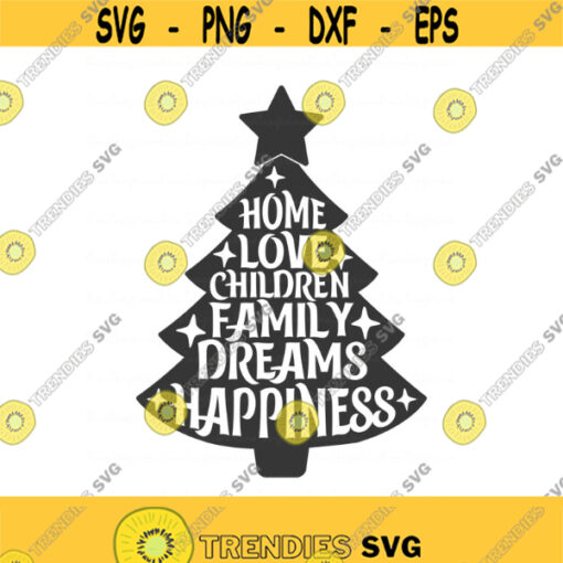 Christmas tree svg family svg christmas svg home svg png dxf Cutting files Cricut Funny Cute svg designs print for t shirt quote svg Design 922