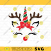 Christmas unicorn SVG Unicorn SVG Reindeer svg Unicorn Monogram svg Christmas svg Cutting File Christmas Designs Svg File for Cricut 75 copy