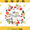 Christmas wreath svg merry christmas svg christmas svg png dxf Cutting files Cricut Funny Cute svg designs print for t shirt Design 65