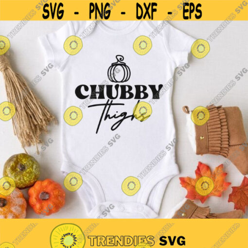 Chubby Things svg Baby Halloween Onesie svg Spooky kids svg Halloween shirt svg Halloween svg Cut files Cricut Silhouette Eps Png Dxf Design 441