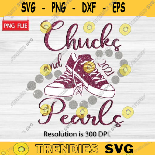 Chucks And Pearls PNG Sublimation Chucks Pearls PNG 2021 Chucks PNG Pearls Png Inauguration Day 2021 Png Chucks Vice President Png 424