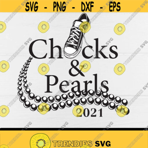 Chucks And Pearls svgChucks and Pearls 2021BLM black women black girl magic African AmericanDigital DownloadPrintSublimation Design 329