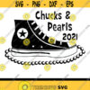 Chucks and Pearls 2021 SVG PNG PDF Cricut Silhouette Cricut svg Silhouette svg Chucks and Pearls Png Black Sneakers Svg Design 2014