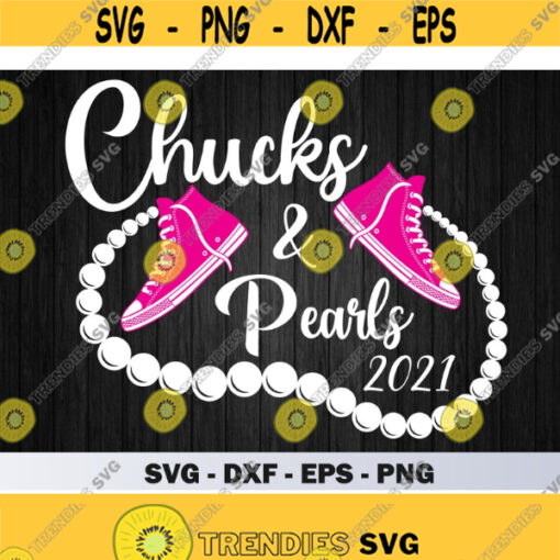 Chucks and pearls 2021 SVG Kamala Harris Madam Vice President Cut Files for Cricut Digital Download Design 218