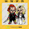 Chucky and Tiffany SVG Horror movie svg halloween Couples svg Love svg Halloween svg for Cricut
