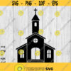 Church Church Building svg png ai eps dxf DIGITAL FILES for Cricut CNC and other cut or print projects Design 269