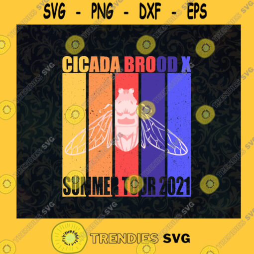 Cicada Brood X Svg Summer Tour 2021 Svg Summer Insert Svg Insert Svg