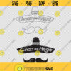 Cinco De Mayo Sombrero Mustache SVG PNG EPS File For Cricut Silhouette Cut Files Vector Digital File