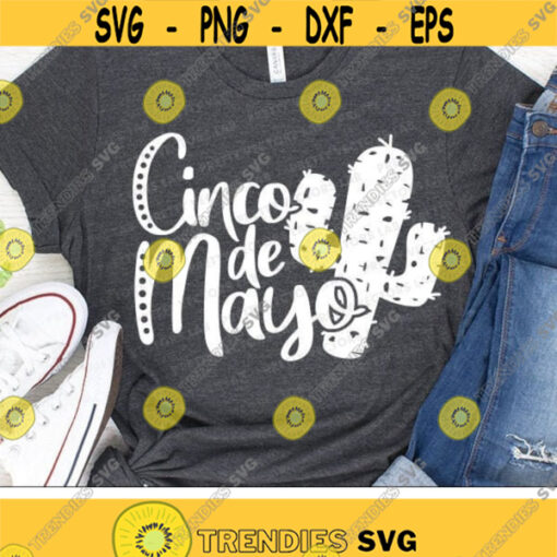 Cinco de Mayo Svg Happy Cinco De Mayo Svg Dxf Eps Png Grunge Cactus Svg Fiesta Sayings Cut Files Mexico Clipart Silhouette Cricut Design 2635 .jpg