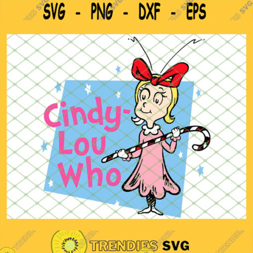 Cindy Lou Who SVG PNG DXF EPS 1