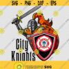 City Knight Night Shield Warrior War Hero JPG PNG Digital File