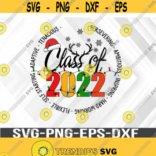 Class of 2022 Senior 2022 Graduation Ornament Christmas Svg Eps Png Dxf Digital Download Design 344