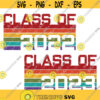 Class of 2022 and 2023 Futuristic Rainbow SVG Graduation 2022 2023 SVG High School Svg Senior Svg 2022 SVG 2023 Svg School Svg Design 142 .jpg