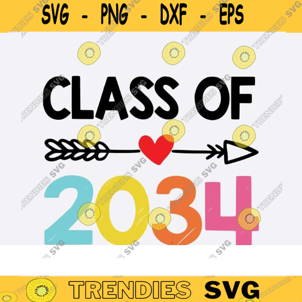 School SVG - Class Of 2034 Svg Png, Half Leopard Cheetah Print Class Of ...