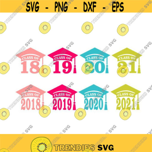 Class of Graduation School Cuttable Cap Hat Grad Design SVG PNG DXF eps Designs Cameo File Silhouette Design 1749