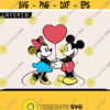 Classic Mickey And Minnie Svg Disney Svg Mickey Svg Mickey Svg Love Svg Valentin Svg Valentines Day Svg Svg For Mom Dad Svg Design 168