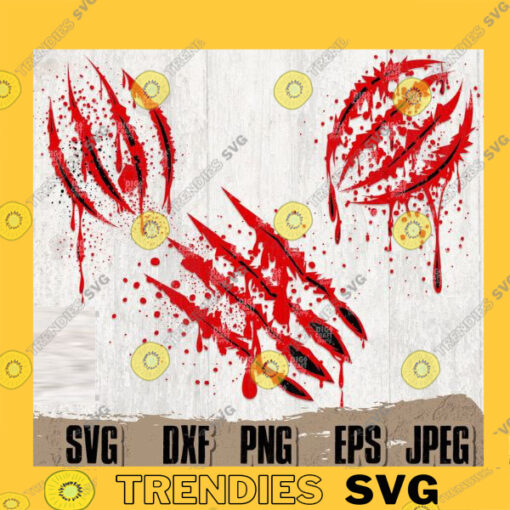 Claw Scratches Blood Splatters svg Claw Scratches svg Claw Clipart Claw Cutfile Blood Splatters png Blood svg Blood Cutfile Blood png copy