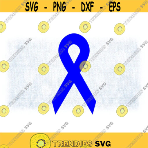 Clipart for Causes Blue Awareness Ribbon Arthritis Carpal Tunnel ColonRectal Cancer Huntingtons Disease Digital Download svgpng Design 518